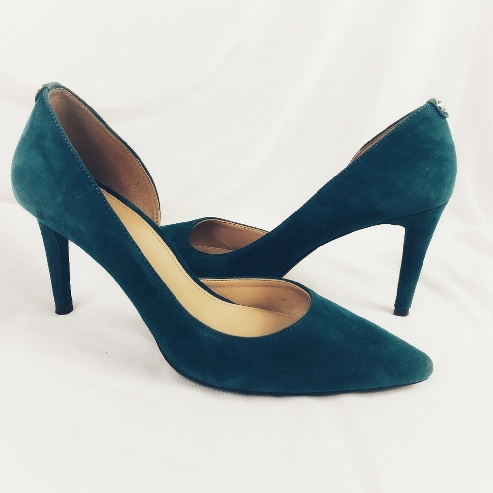 Michael Kors Suede Pump Heel